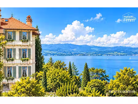 villa de caractère avec vue lac – a vendre - thonon-les-bains