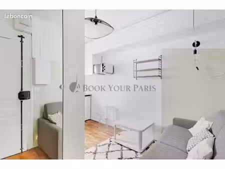 charmant studio meublé au cœur du quartier villiers – paris 8ème