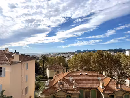 le cannet mairie – 3 pièces avec terrasses  vue dégagée et parking