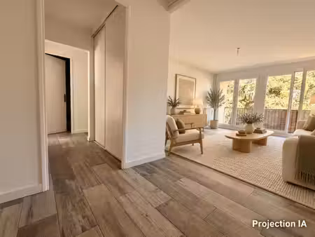 appartement en excellent état à vendre 3/4 pièces meyzieu (69)  au calme  avec vue dégagée