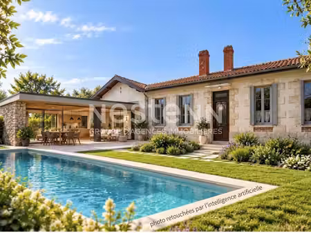 maison plain pied talence saint - genès 200m2 hab sur parcelle de 530 m2 prestations ancie