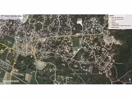 terrain 660 m² vers pont du gard