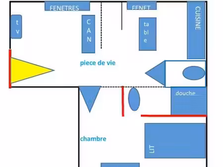 appartement t2 renove - 29m2 -hyper centre auray
