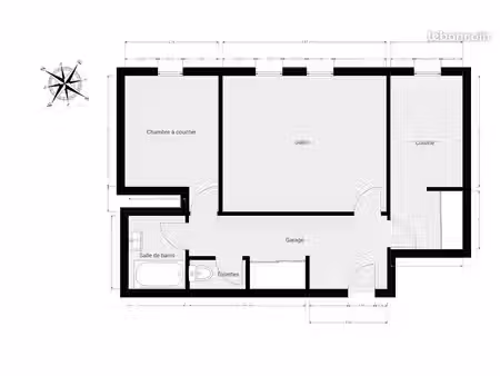 appartement 2 pièces 58 m²