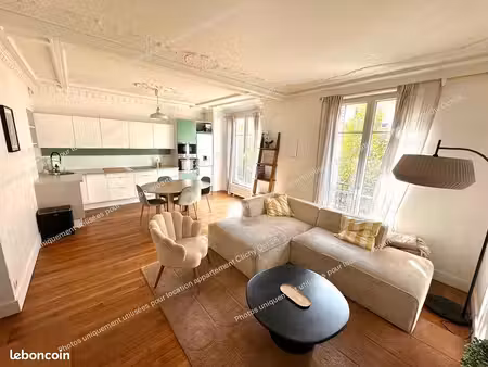 à louer – t3 meublé de 60 m² à clichy centre-ville
