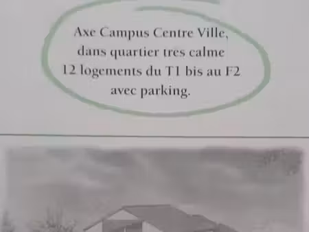studio avec parking  dans résidence calme et sécurisée  proche facultés