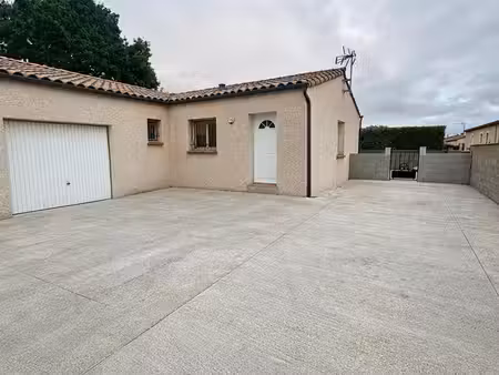 à louer – maison t4 avec jardin clôturé et garage à alzonne