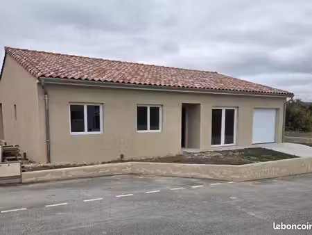 maison neuve 115 m² – 3 chambres – garage – terrasse couverte