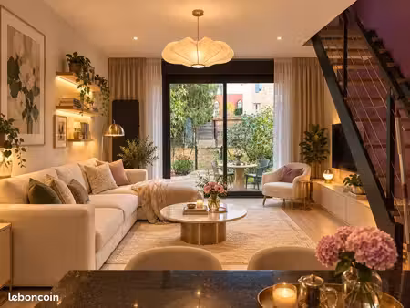 charmante maison en duplex  baignée de lumière  avec jardin privatif – gare à 7 min à pied