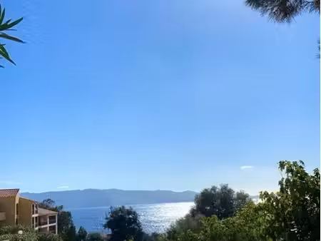 vente studio 28m2 vue mer et terrasse sanguinaires