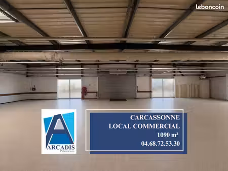 local commercial 1090 m² carcassonne