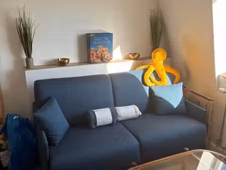 p cabourg — 2 pièces rénové  sauna privé  résidence en front de mer