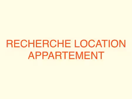 recherche location appartement
