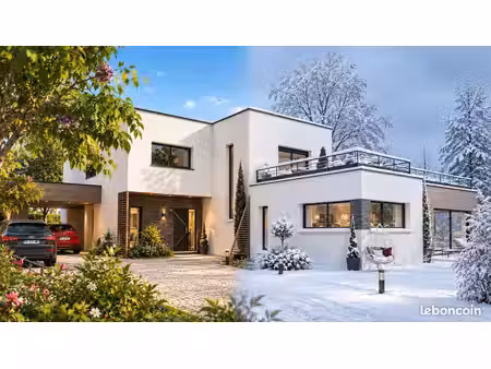 projet de construction d'une maison 160 m² avec terrain à treillieres (44)