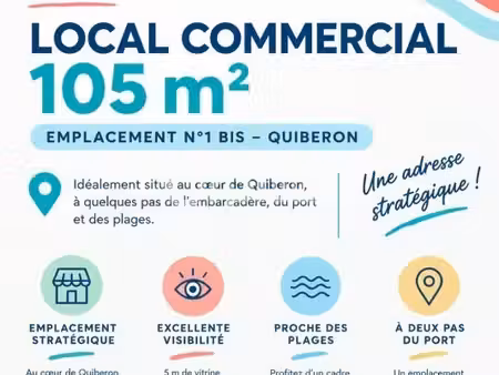 local commercial 105 m²