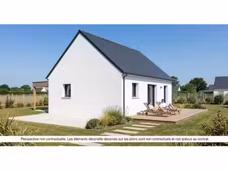 vente maison neuve 2 pièces 59 m² à la gouesnière (35350)  209 409 €