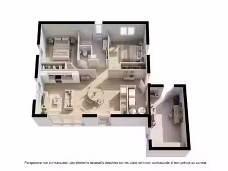 vente maison neuve 3 pièces 65 m² à saint-martin-des-champs (29600)  180 299 €