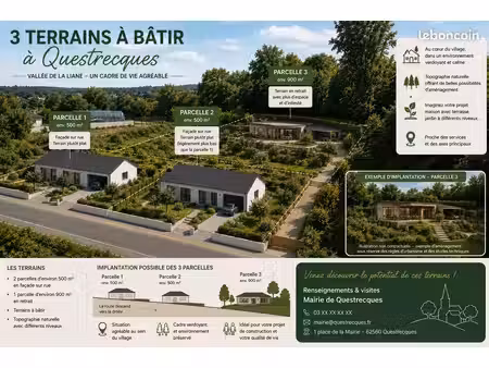 terrains constructibles à partir de 25000