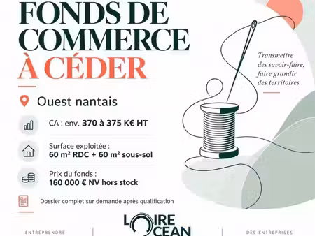 fonds de commerce 120 m²