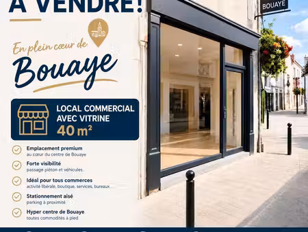 local commercial avec vitrine - rue de nantes