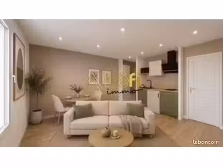 studio 2 pièces 38 m²