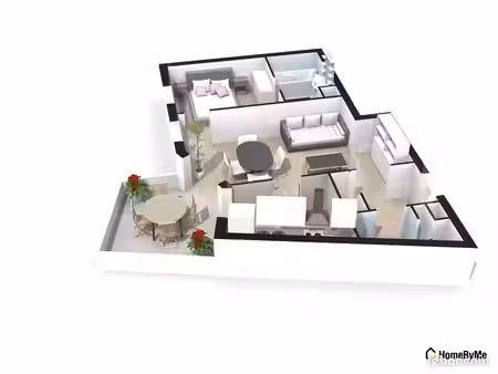 loue appartement meublé 2 pièces