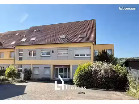 wasselonne – appartement f2 59m² avec grande cave et parking privatif