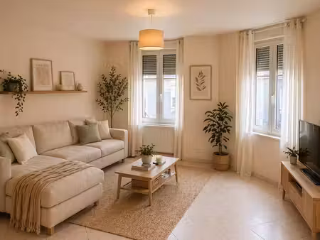 appartement f3 — 65 m² — mulhouse fonderie — à rafraîchir