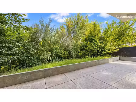 lampertheim — t2 avec jardin privatif  terrasse et parking sécurisé