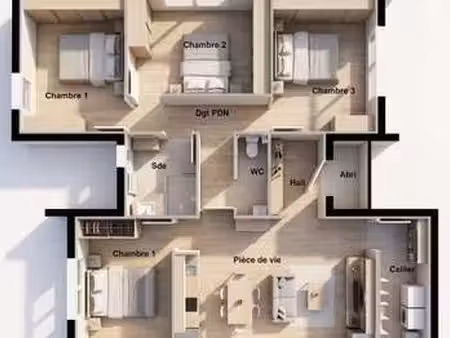 vente maison à aigrefeuille-sur-maine (44140) : à vendre / 92m² aigrefeuille-sur-maine