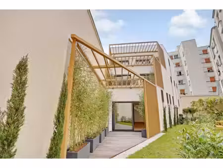 paris 13 - place d'italie - maison clé en main - 193 m² - 4 chambres - jardin privatif