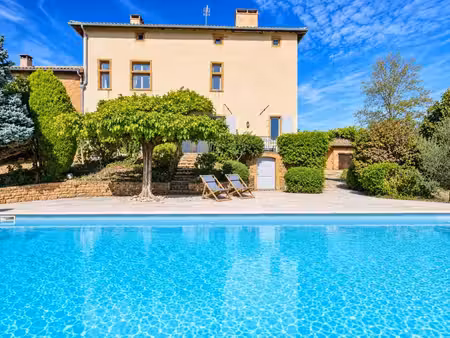 pierres dorées | demeure de caractère du xviie siècle – 362 m² habitables  piscine et vue 