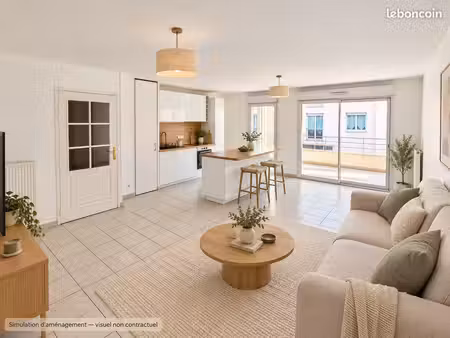 t2 55 m² avec grande terrasse couverte et ascenseur – mâcon