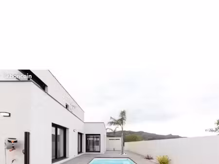 magnifique villa toit plat piscine