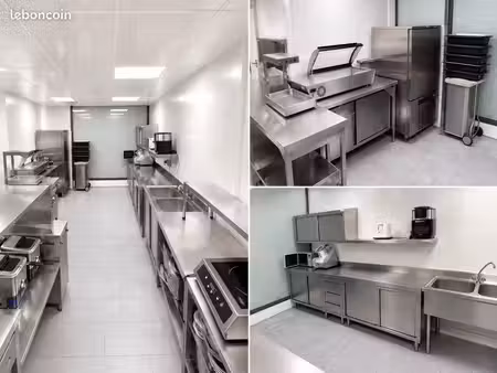 local commercial avec cuisine professionnelle équipée