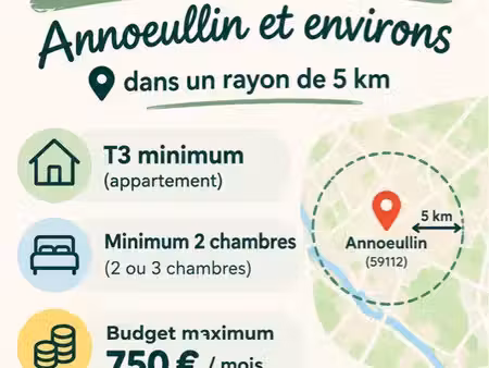 appartement t3 ou t5