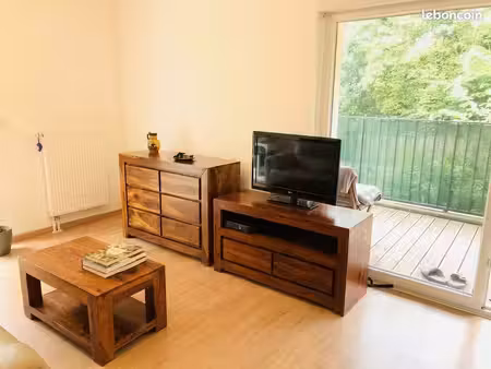 beau f3 de 61 43m² en rez-de-jardin à strasbourg