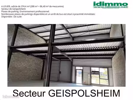 local d'activité 374 m²