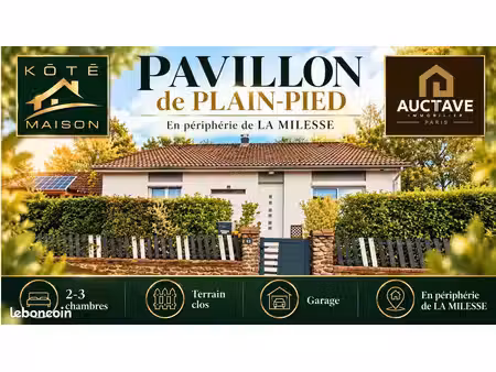 pavillon 5 pièces 78 m²