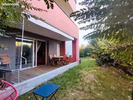 annemasse – t3 avec terrasse  jardin privatif de 80 m² et garage
