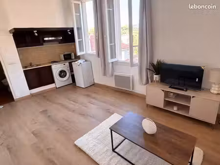t1-20m2 meublé rénové loubiere/bas faron