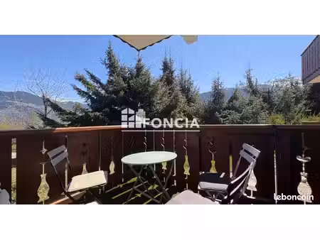 appartement deux chambres aux allues - terrasse