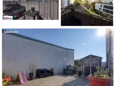 appartement 4 pièces de 79 m² avec terrasse  balcon et parking