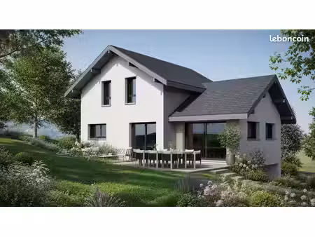 projet de construction d'une maison 102 m² avec terrain à groisy (74)