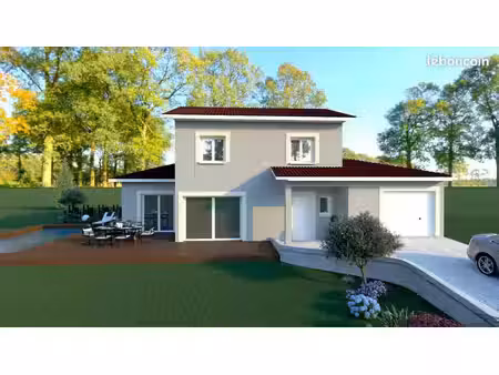 projet de construction d'une maison 110 m² avec terrain à lyaud (74)