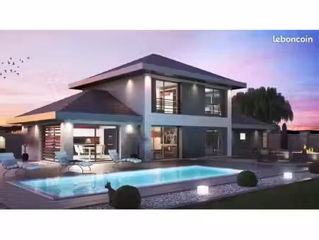projet de construction d'une maison 128 m² avec terrain à reignier-esery (74)