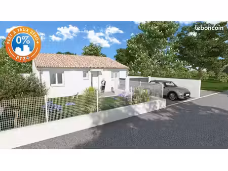 projet de construction d'une maison 82 m² avec terrain à courthezon (84)