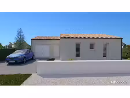 maison de 67.3 m² sur un terrain de 473 m² à nouaille-maupertuis en vienne (86)