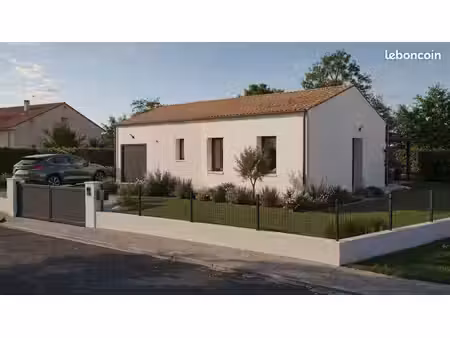projet de construction d'une maison 60 m² avec terrain à biard (86)