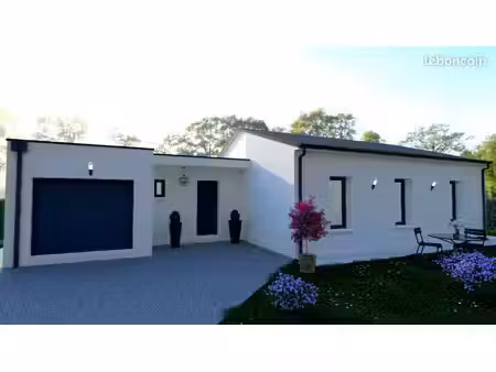 maison de 112.8 m² sur un terrain de 666 m² à bignoux en vienne (86)